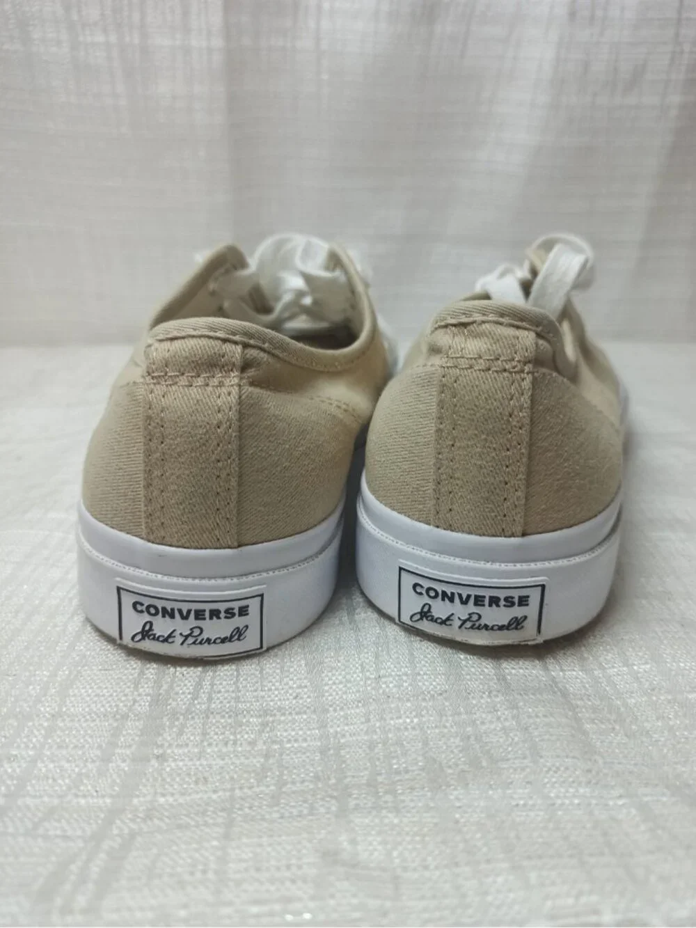CONVERSE Jack Purcell Low Oat Milk Beige Canvas Shoes A11569C Mens 6.5 Womens 8